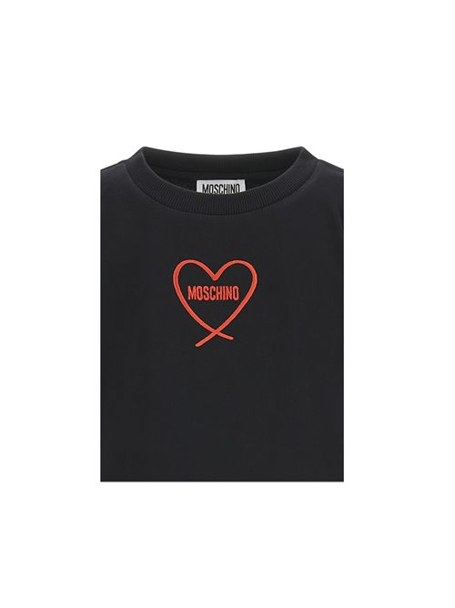T-shirt, bambina, logata. MOSCHINO | HDM078 LAA1060100